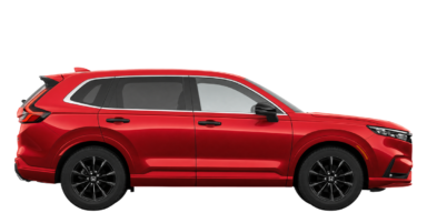 Honda CR-V, side profile