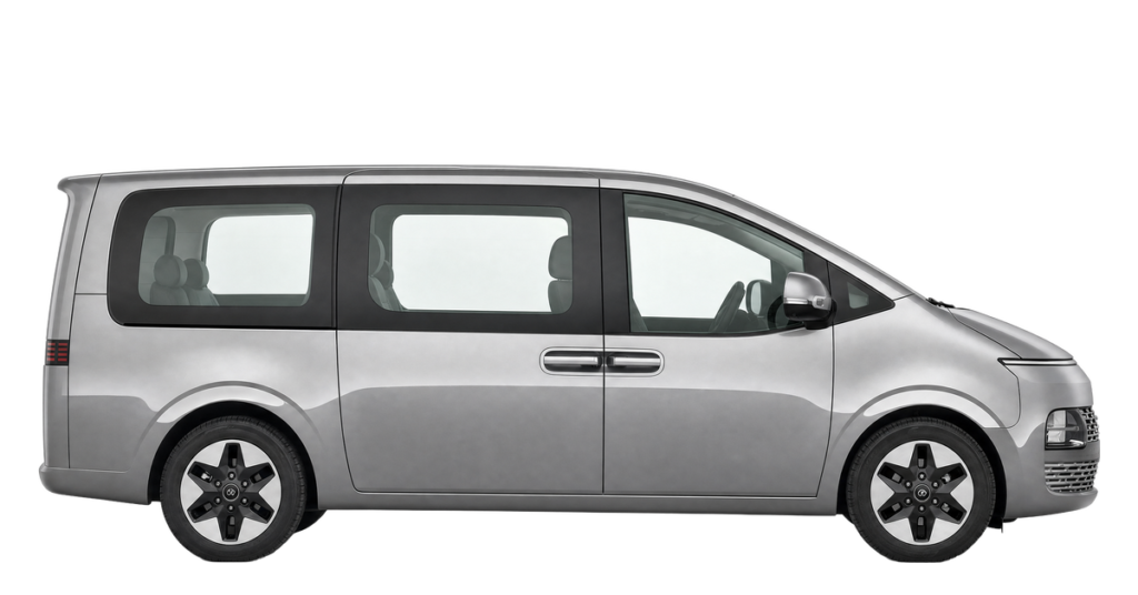 Hyundai Staria, side profile