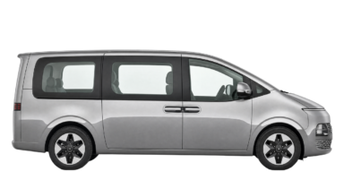 Hyundai Staria, side profile