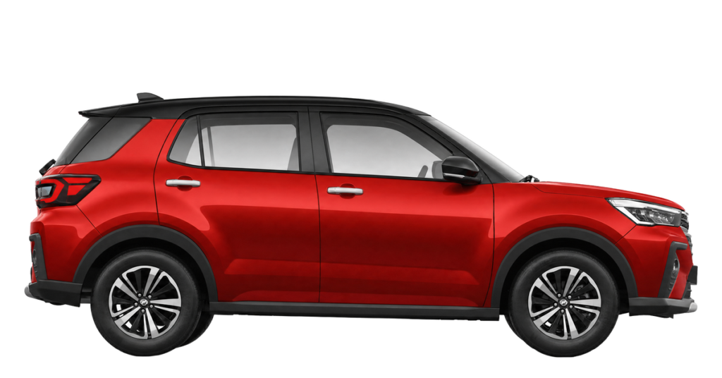 Perodua Ativa, side profile