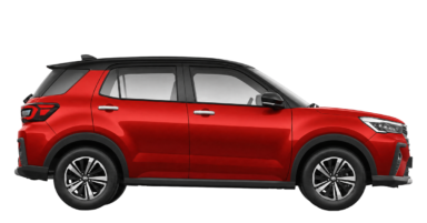 Perodua Ativa, side profile