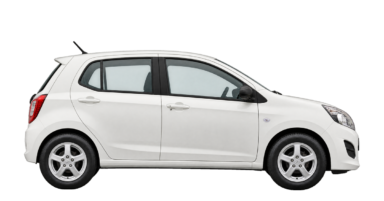 Perodua Axia, side profile