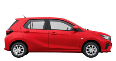 Perodua Axia (Facelift), side profile