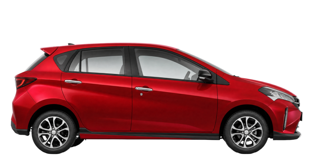 Perodua Myvi, side profile