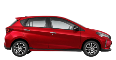 Perodua Myvi, side profile