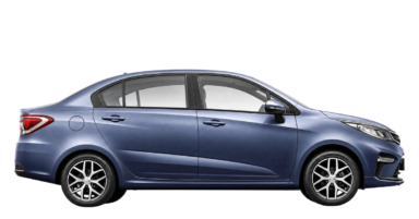 Proton Persona, side profile