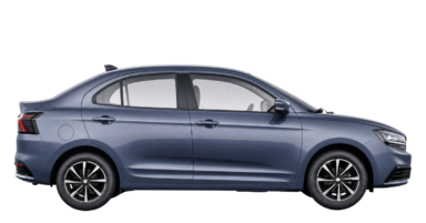 Proton Saga, side profile