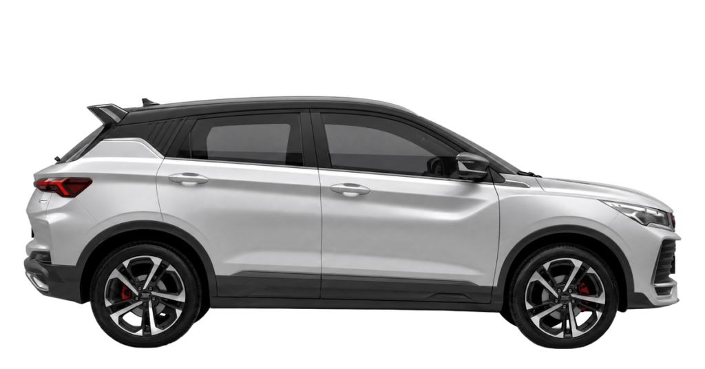 Proton X50, side profile