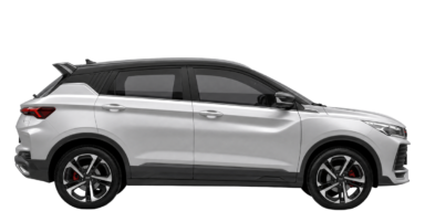 Proton X50, side profile