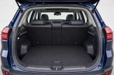 Open boot of the Proton X70, showing the luggage compartment