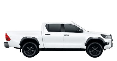 Toyota Hilux, side profile