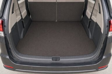 Open boot of the Toyota Innova, showing the luggage compartment