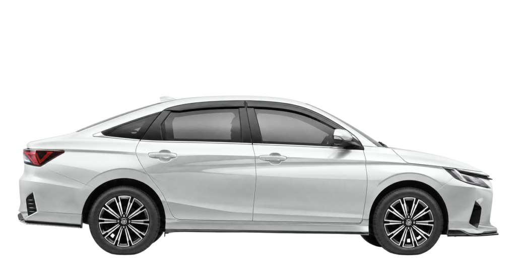 Toyota Vios, side profile
